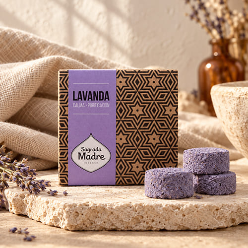 Carboncini Aromatici Lavanda 12 Pezzi | Sagrada Madre.