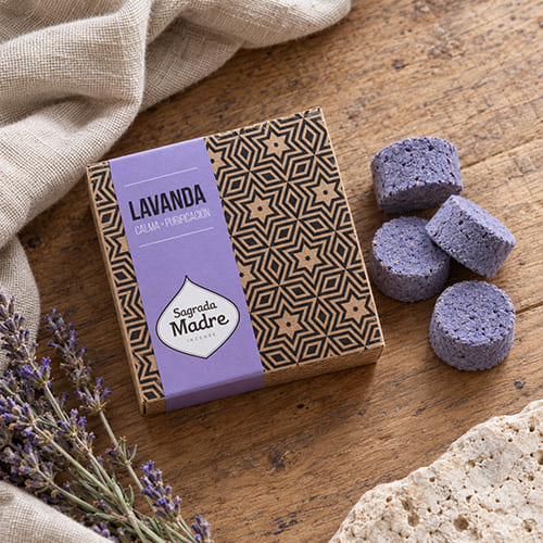 Carboncini Aromatici Lavanda 12 Pezzi | Sagrada Madre.