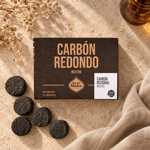 Carboncini Neutri per Incenso 24 Pezzi | Sagrada Madre