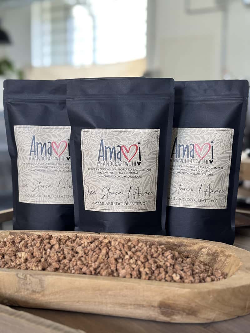 Profumatore in granuli di sughero naturale Amamishop