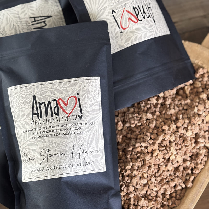 Profumatore in granuli di sughero naturale Amamishop