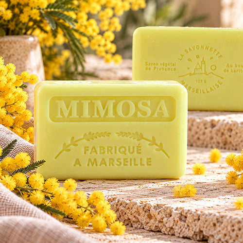 Saponetta Marsiglia Mimosa.