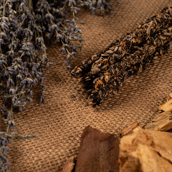 Incenso Naturale Palo Santo & Lavanda.