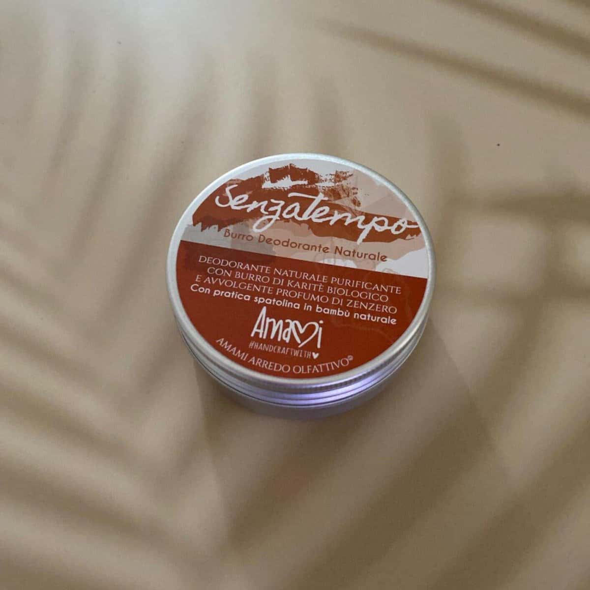 Burro Deodorante Naturale SenzaTempo - Amami Arredo Olfattivo