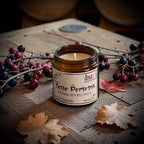 Candela in cera di soia naturale Rosso Borgogna Amamishop