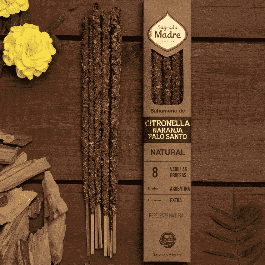 Incenso Naturale Arancia Citronella Palo Santo - Amami Arredo Olfattivo