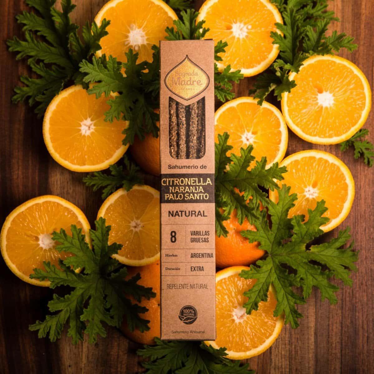 Incenso Naturale Arancia Citronella Palo Santo - Amami Arredo Olfattivo