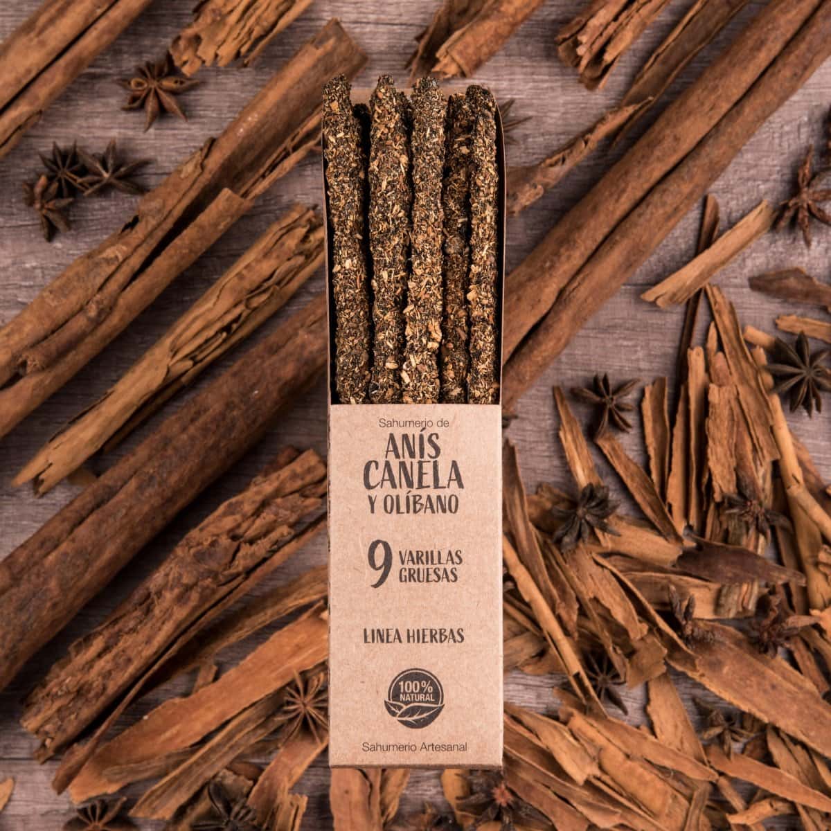 Incenso Naturale Botanico Anice & Cannella - Amami Arredo Olfattivo
