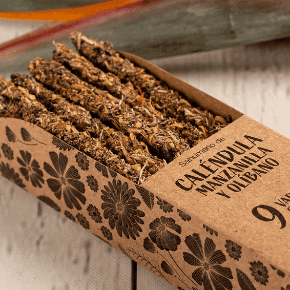 Incenso Naturale Botanico Calendula & Camomilla - Amami Arredo Olfattivo