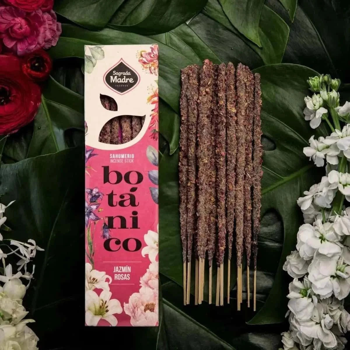 Incenso Naturale Botanico Fiorito "Gelsomino&Rosa" - Amami Arredo Olfattivo