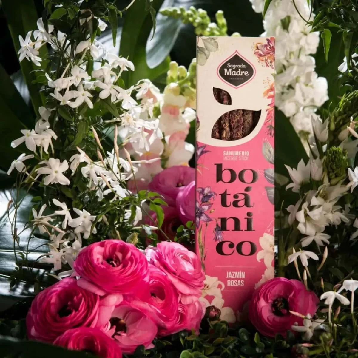 Incenso Naturale Botanico Fiorito "Gelsomino&Rosa" - Amami Arredo Olfattivo