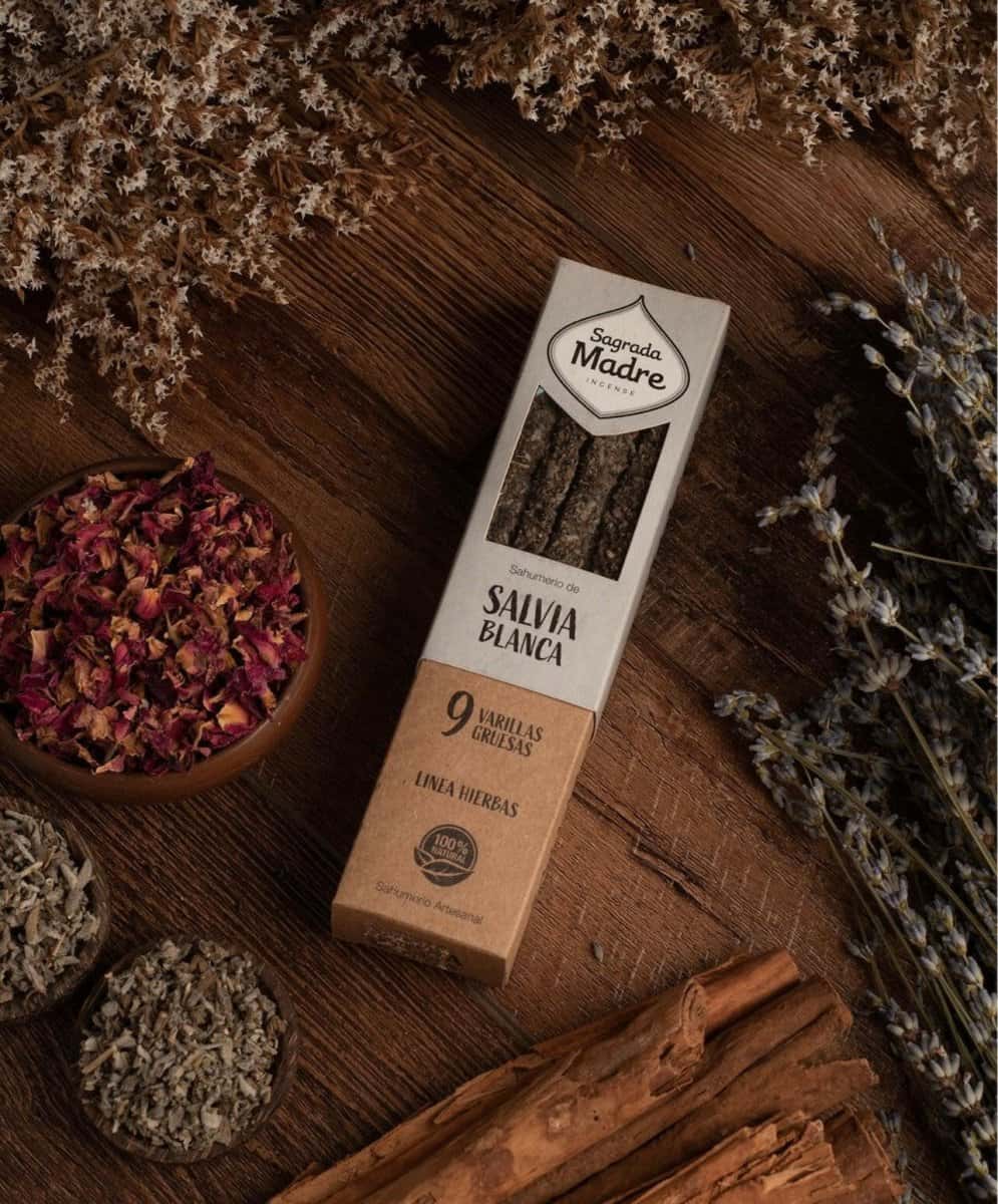 Incenso Naturale Botanico Salvia Bianca - Amami Arredo Olfattivo
