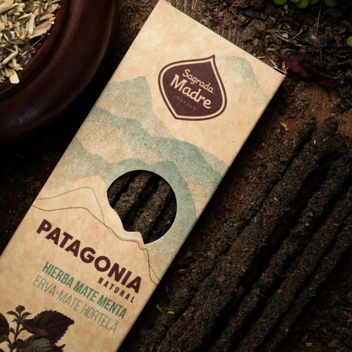 Incenso Naturale Patagonia Erba Mate e Menta - Amami Arredo Olfattivo