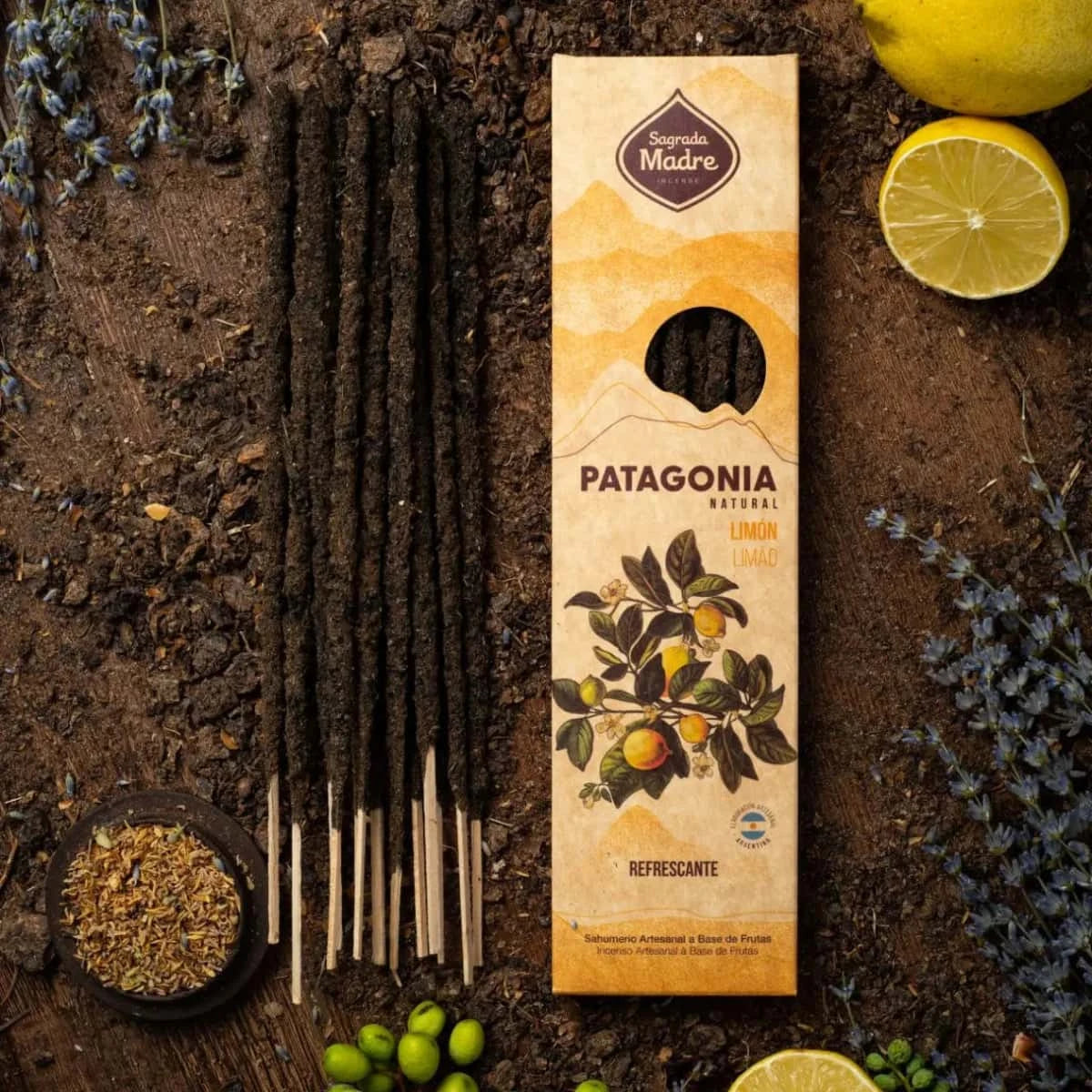 Incenso Naturale Patagonia Limone - Amami Arredo Olfattivo