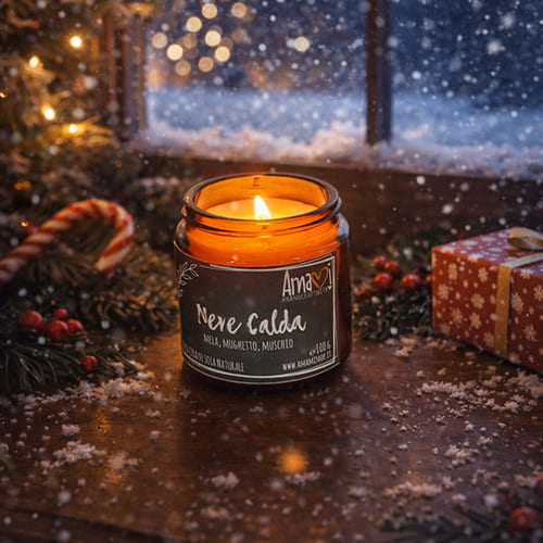 Candela Giara Neve Calda Amamishop