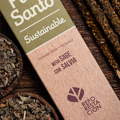 Incenso naturale Palo Santo Salvia Bianca sagrada madre