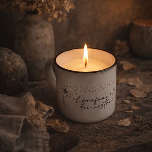 Candela artigianale Mug Amamishop
