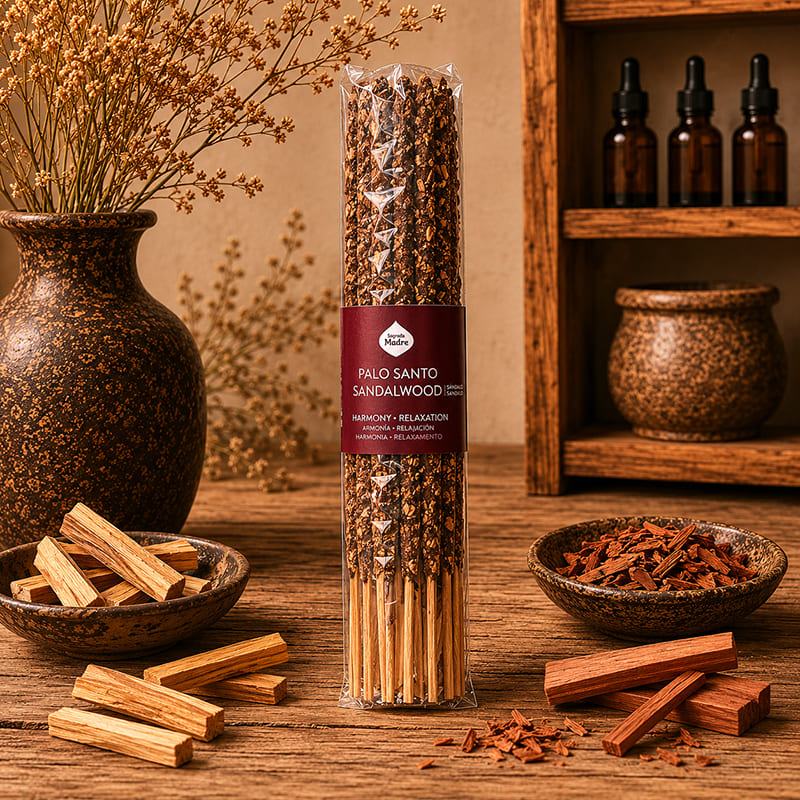 Incensi Naturali Sagrada Madre Palo Santo – Extra Pack 20 Bastoncini