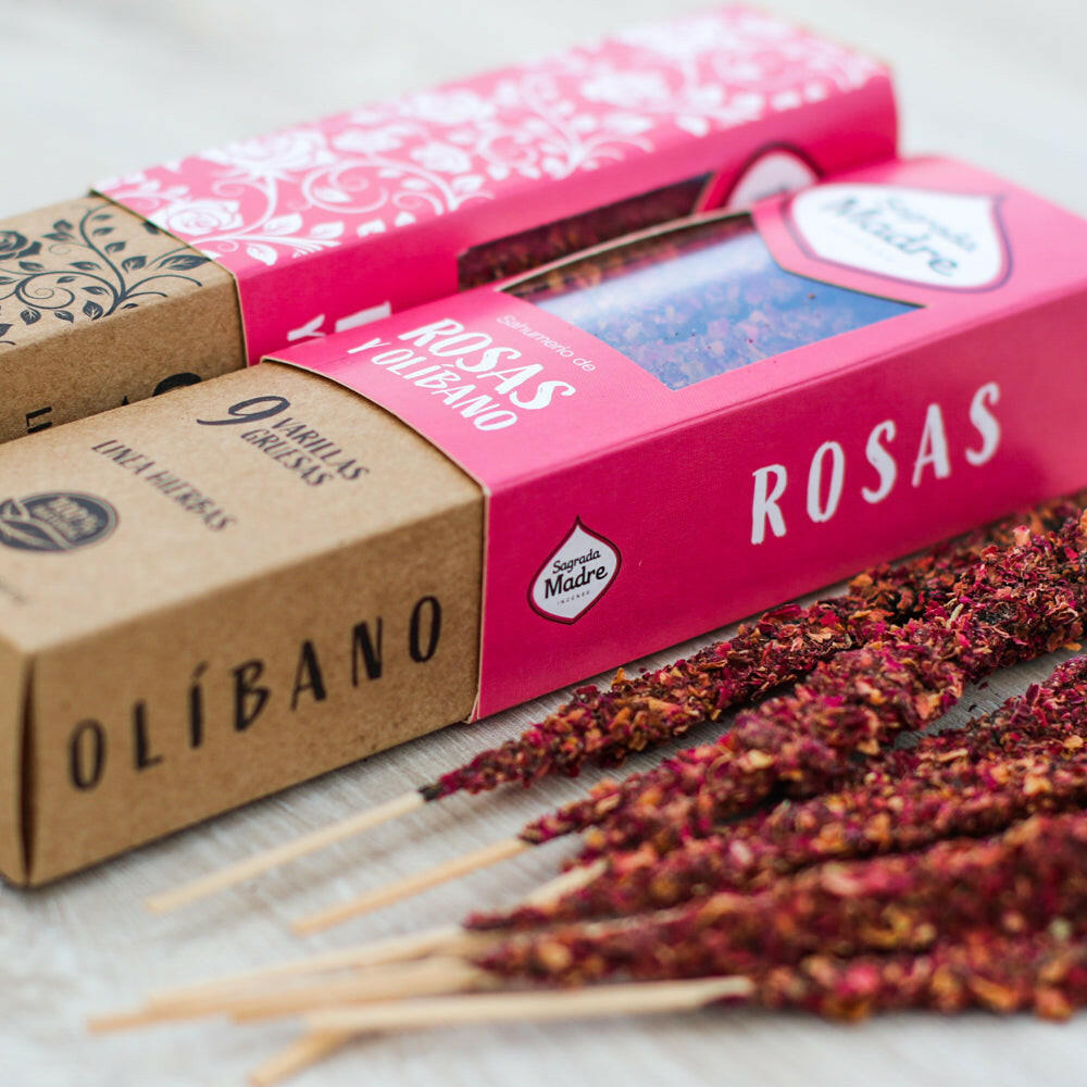 Incenso Naturale Botanico Rosa - Amami Arredo Olfattivo