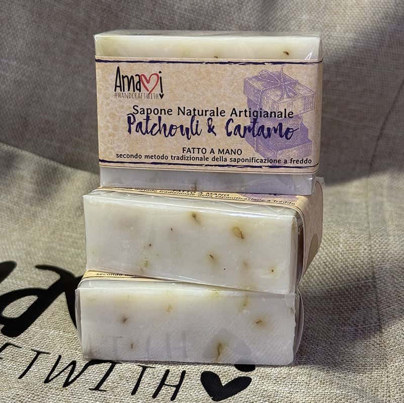 Sapone Naturale Patchouli & Cartamo - Amami Arredo Olfattivo